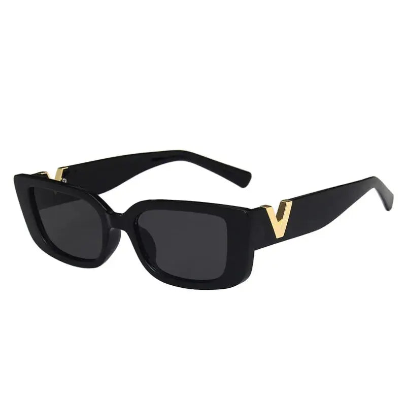 Retro Rectangle Sunglasses Women Brand Designer Vintage Small Frame Sun Glasses Ladies Classic Black Square Oculos De Sol Avontic