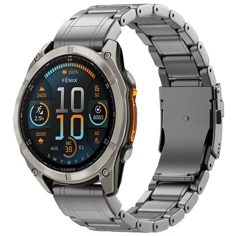 TitanForge Pro Titanium Elite Band for Garmin