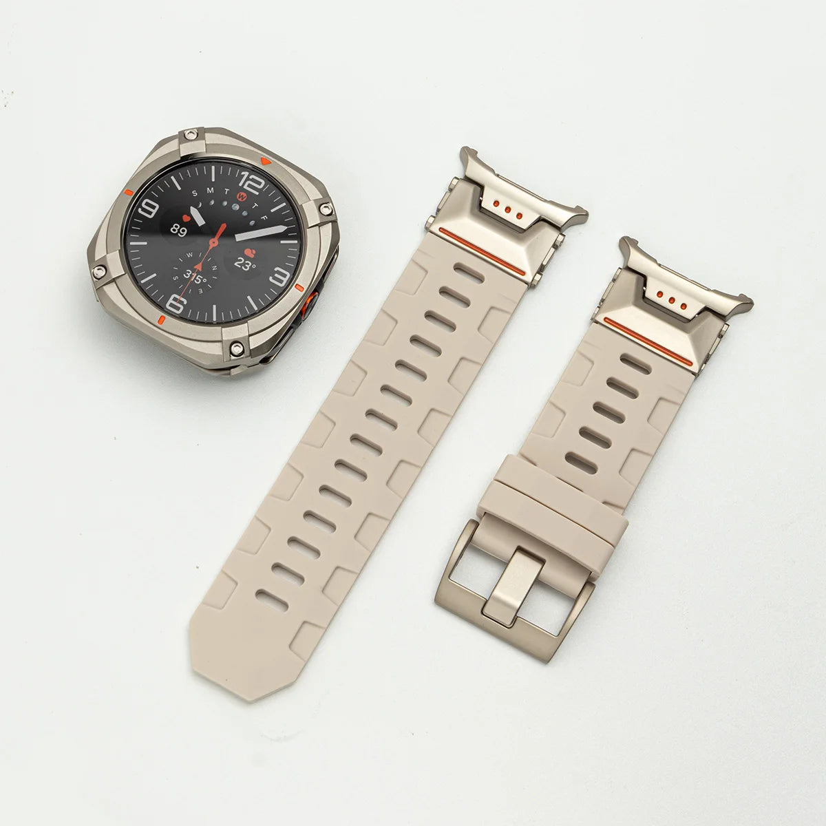 UltraSport Shield™ Silicone Band & Protective Case Set for Samsung Galaxy Watch Ultra 47mm