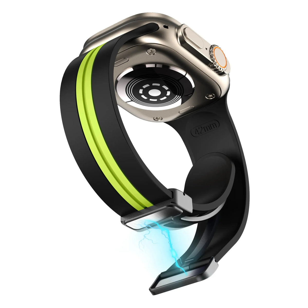 Silicone Strap for Apple Watch Band 9 8 6 5 7 Se Ultra 2 Magnetic Bracelet IWatch Series 44mm 49mm 40mm 45mm 41mm 42 Accessories Avontic