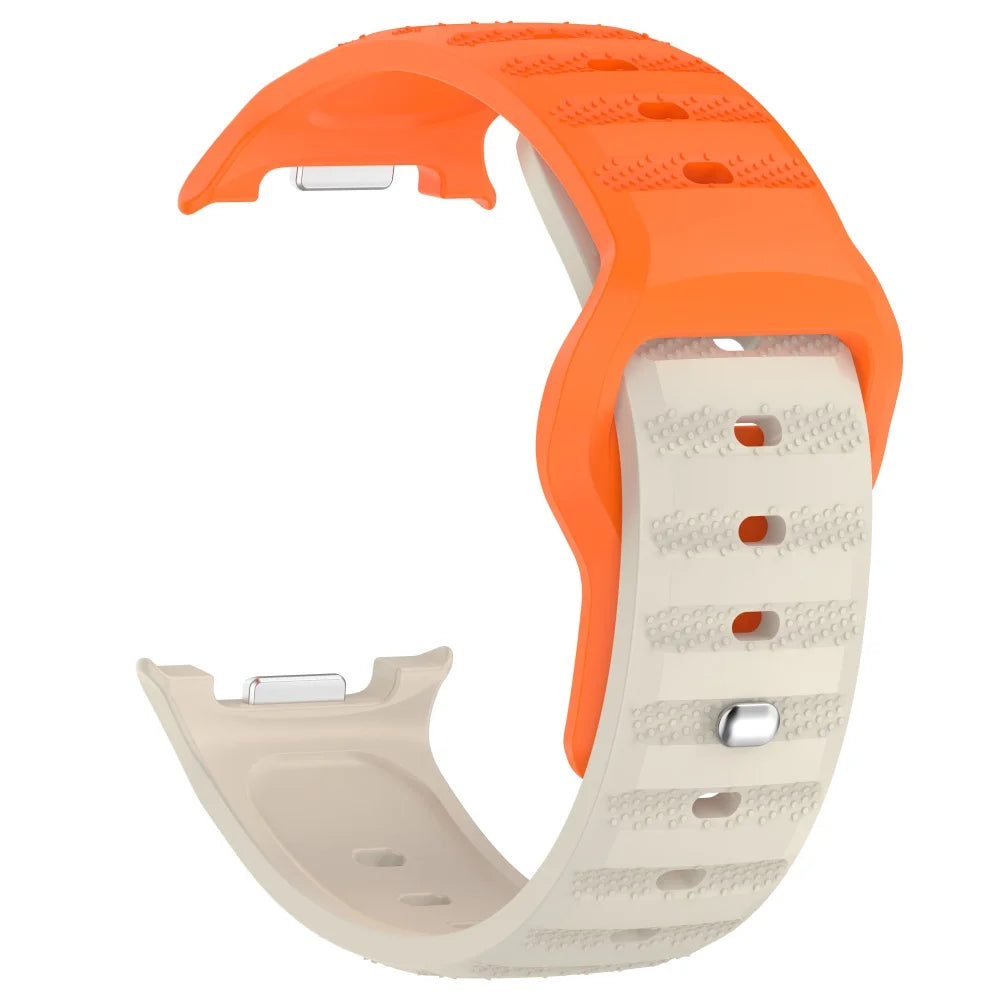 Avontic DuoVent Orange / Starlight silicone sport band for Galaxy Watch9, Watch8 and Watch8 Classic