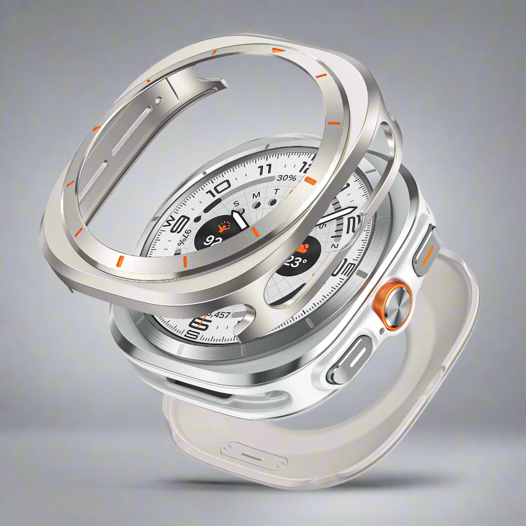 TitanShield Pro 47 Protective Case for Galaxy Watch 7 Ultra & 2025 Ultra (47mm) - Premium Titanium Alloy