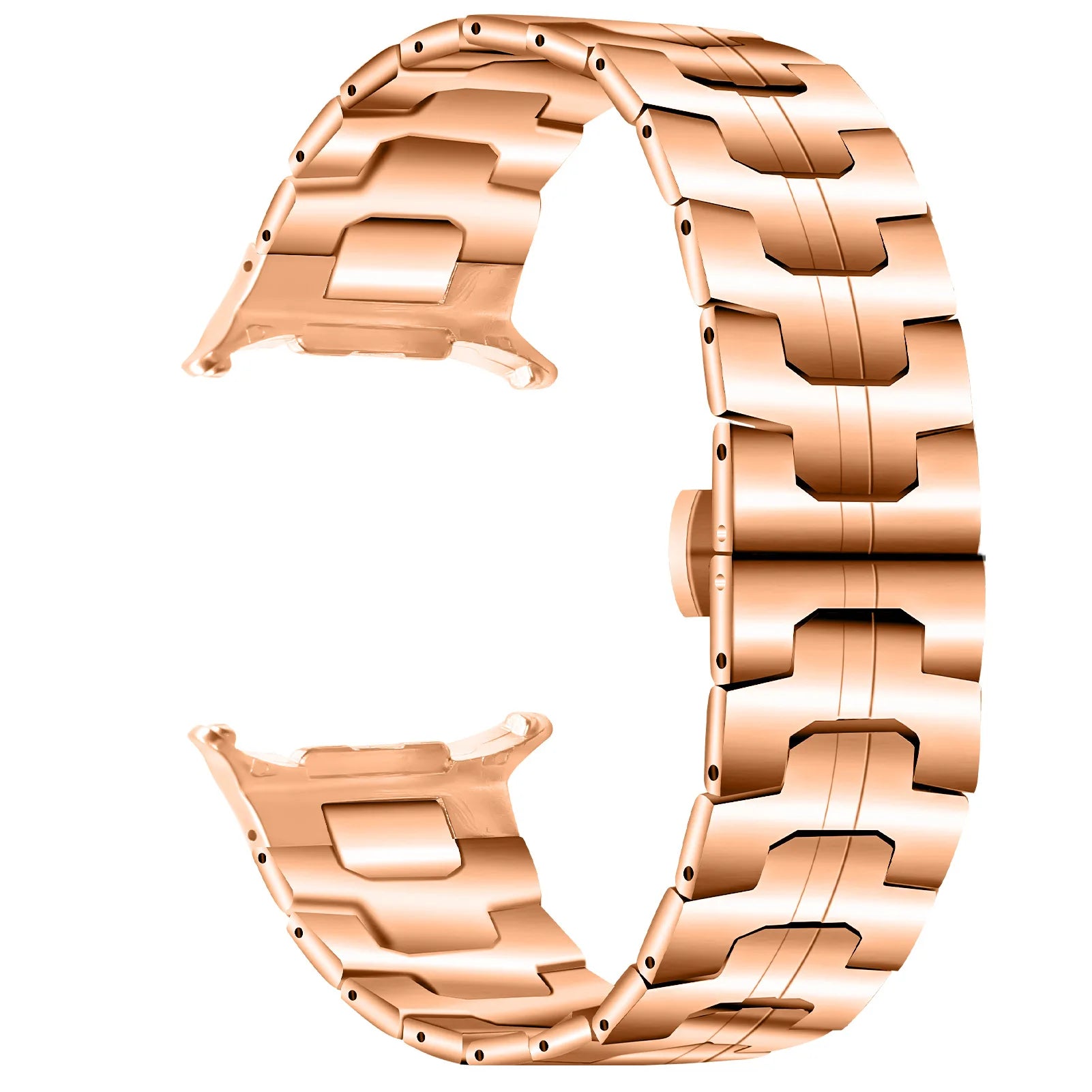 Avontic CrestLink Rose Gold stainless steel band for Galaxy Watch Ultra and Ultra2 47mm