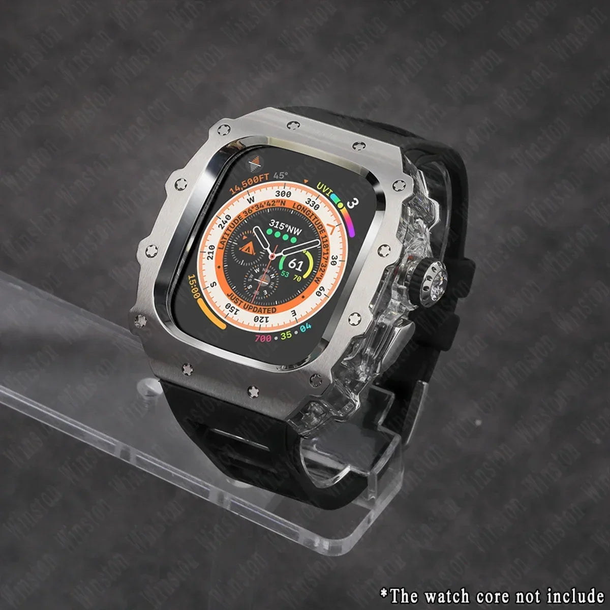 FortiCase™ Sport Edition — Stainless Steel Armor Kit for Apple Watch Ultra 3, 2 & 1 & Series 6–9