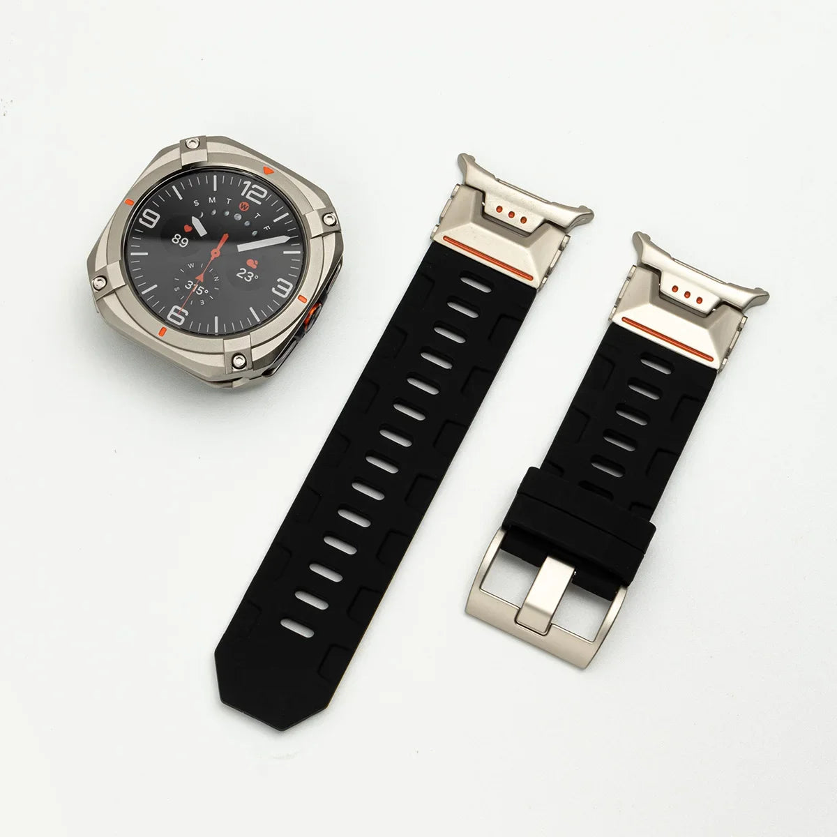 UltraSport Shield™ Silicone Band & Protective Case Set for Samsung Galaxy Watch Ultra 47mm