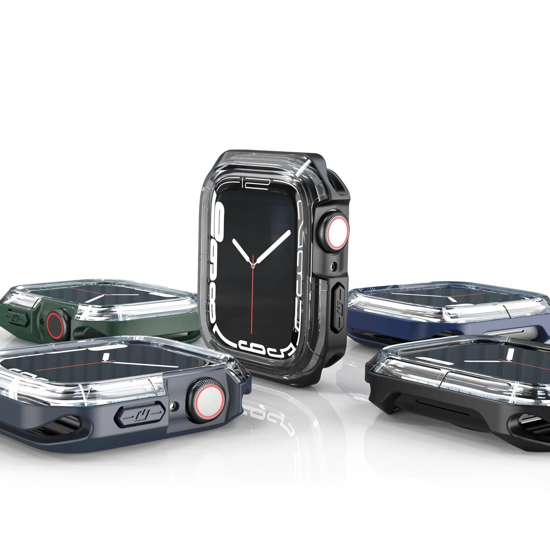 Transparent Case for Apple Watch Series Ultra 8 7 6 5 4 SE PC Hard Protector Bumper for Iwatch 49mm 45 44 40mm 41mm Accessories Pinnacle Luxuries