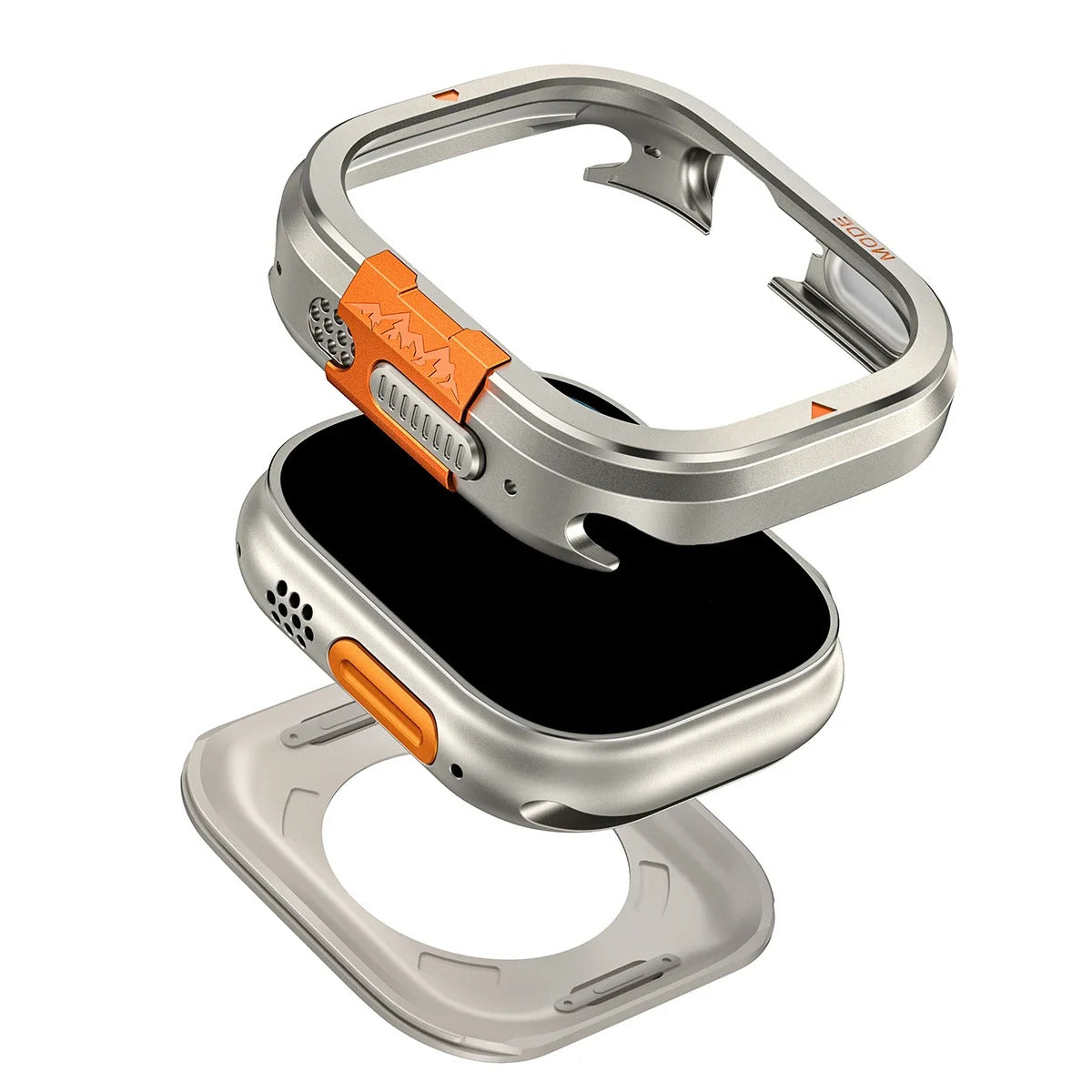 TitaniumGuard 360 Ultra Protective Case for Apple Watch Ultra 1, 2, 3 (49mm) + Series 11 & 10 (46mm)