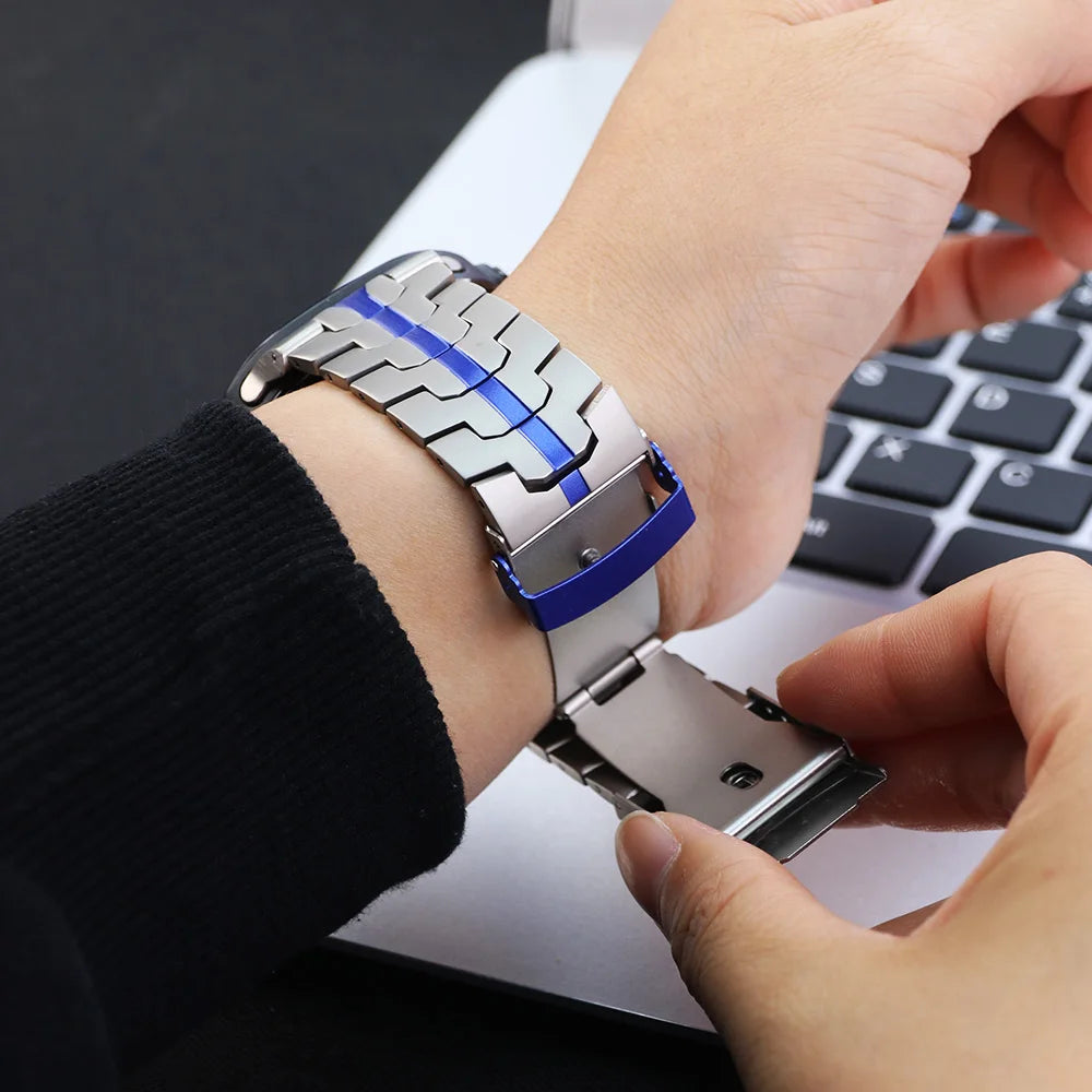Avontic RidgeSteel Stainless Steel Band product gallery image 2