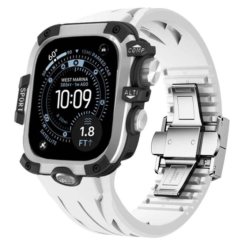 AeroGuard™ SteelSport Pro Case & Band System — Apple Watch Ultra 3/2/1, Series 11/10 (49mm / 46mm / 45mm / 44mm)