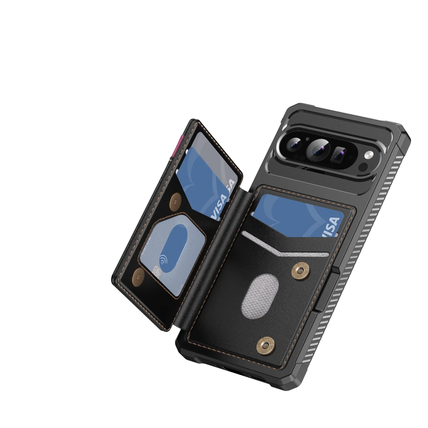 VaultShield™ Armor Flip Wallet Case for Google Pixel (All Models)