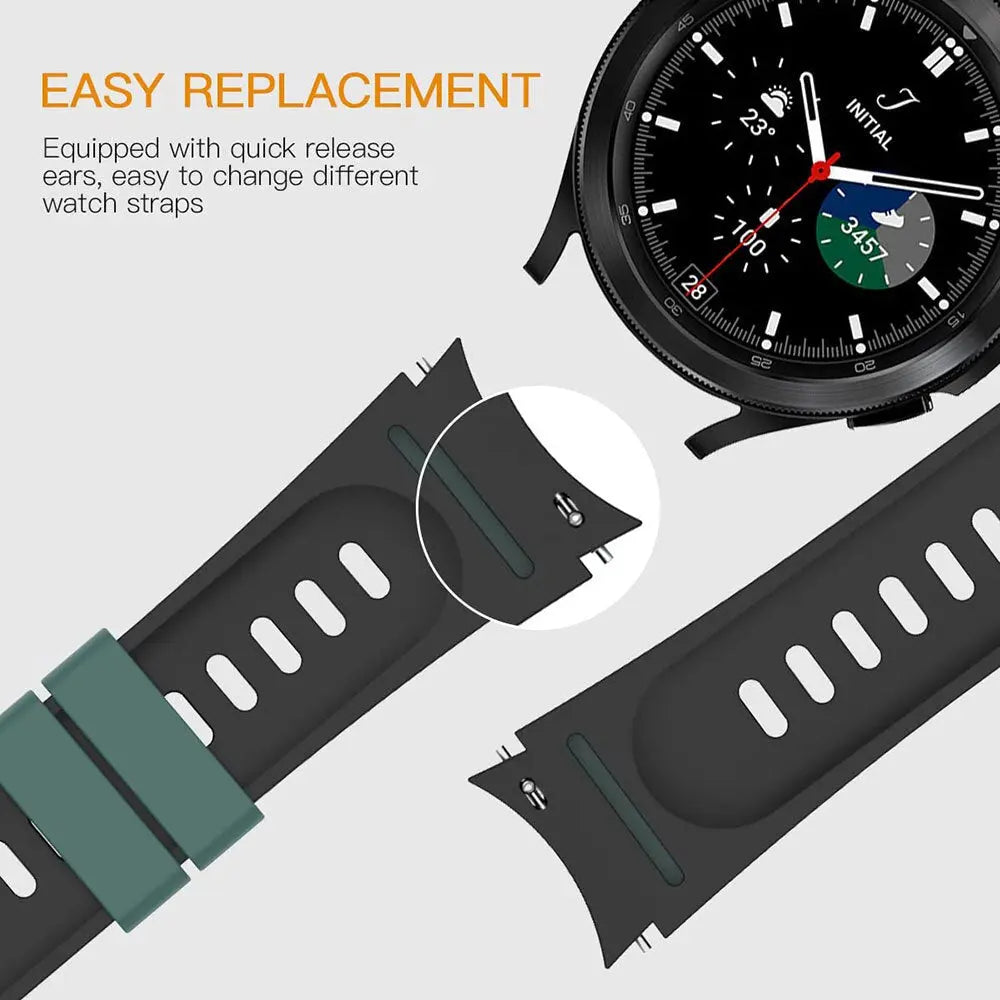 Silicone Strap For Samsung Galaxy Watch 6/5/4 44mm 40mm 5Pro 45 Sport Bracelet Correa Galaxy Watch 4 6 Classic 43mm 47mm 42 46mm Avontic