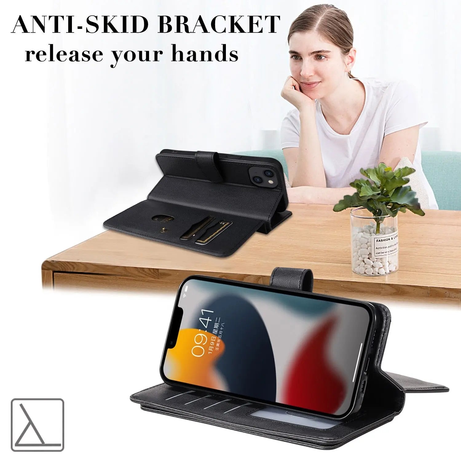 ClassiCard Leather Wallet Case for iPhone — product view 12