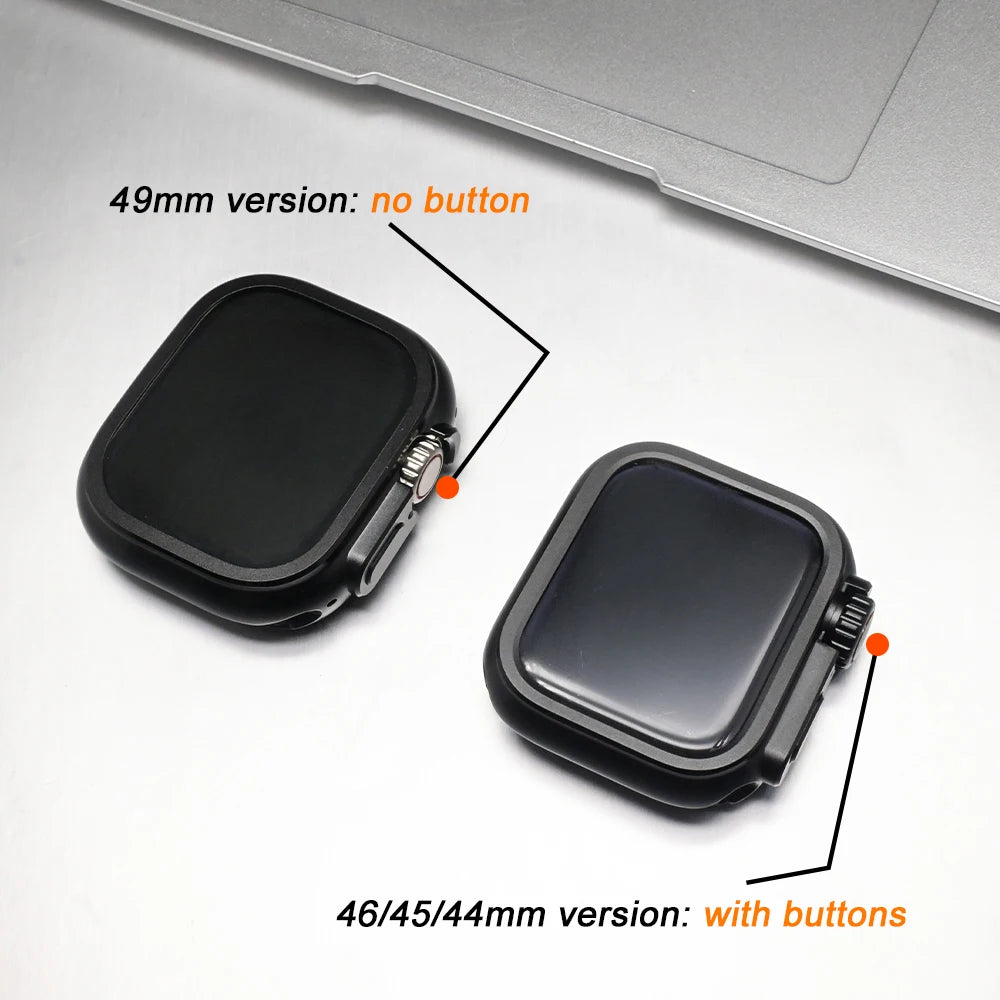 TitanFusion ArmorLink Pro Titanium Band & Case Set for Apple Watch