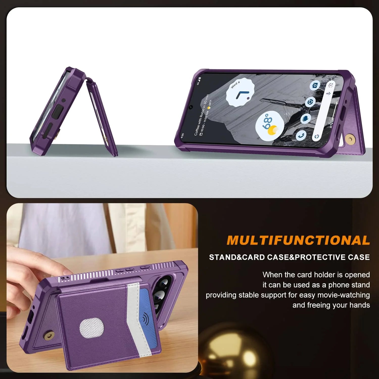 VaultShield™ Armor Flip Wallet Case for Google Pixel (All Models)