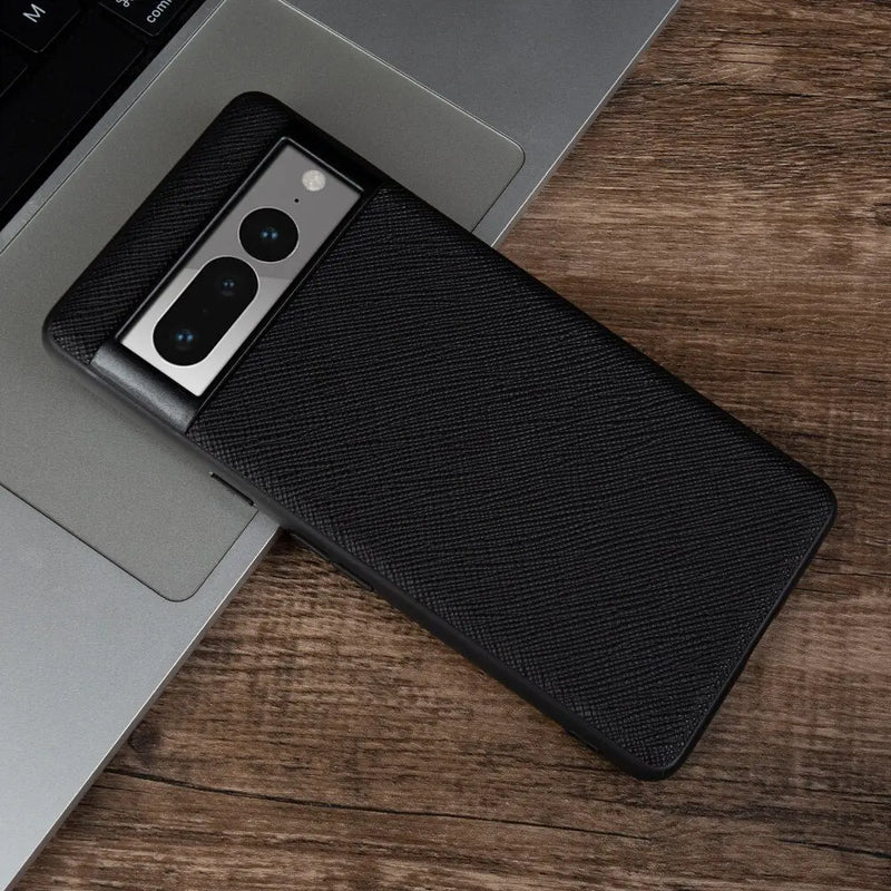 Genuine Leather Cases For Google Pixel 7A 7Pro 7 6 Handmade Cowhide Women And Men Business Slim Back Cover Shockproof Protective Avontic