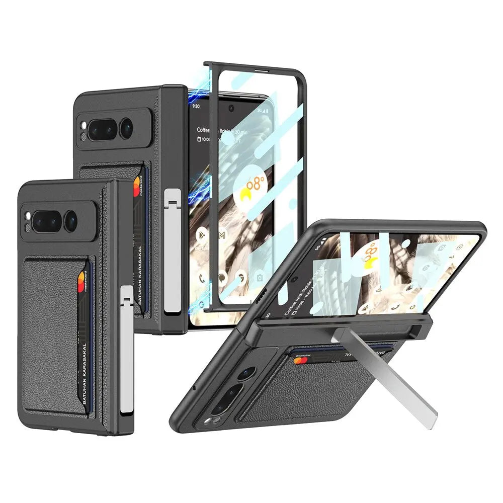 UltraProtect Kickstand Screen Protector Case For Pixel Fold Phone Avontic