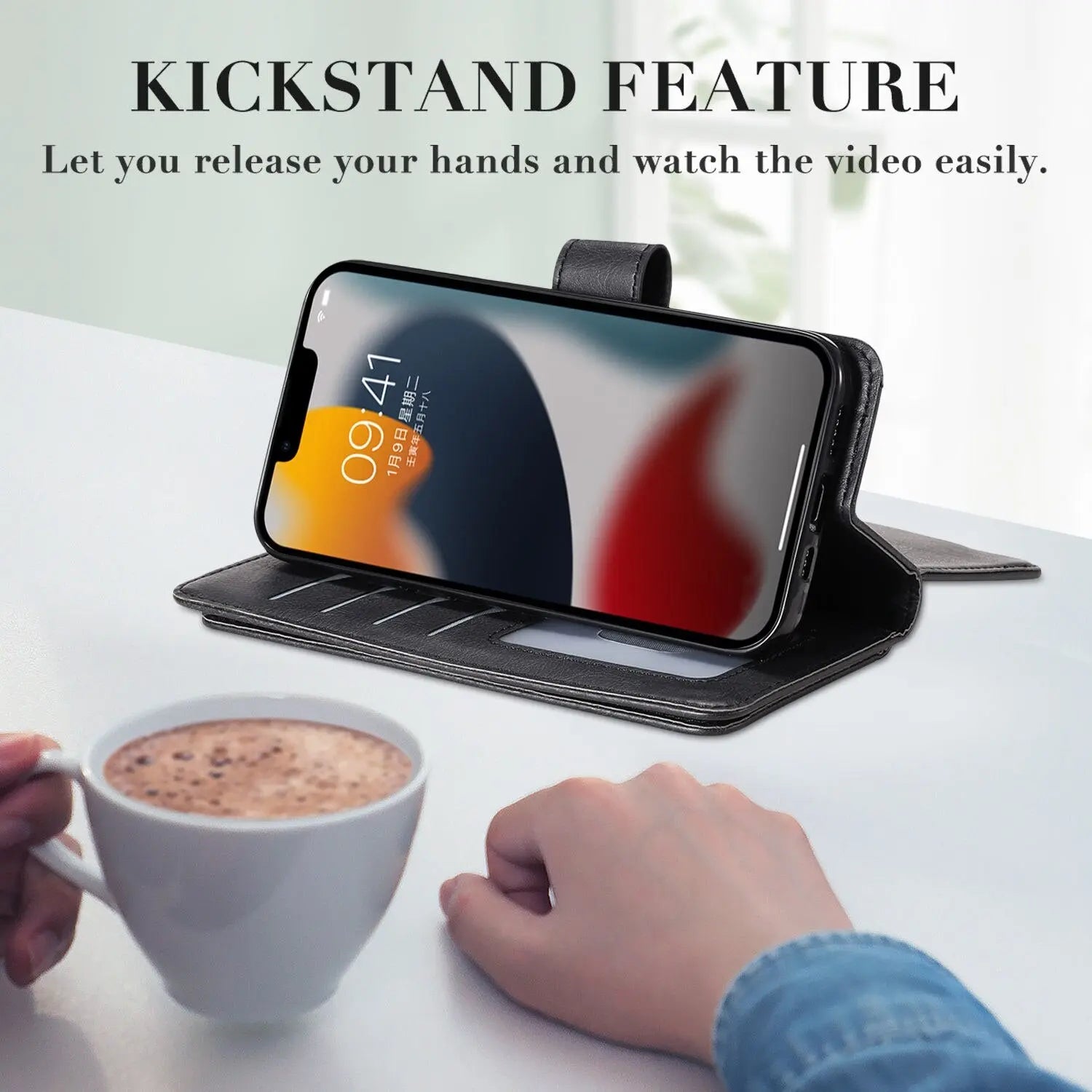 ClassiCard Leather Wallet Case for iPhone — product view 9