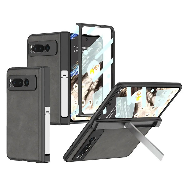 ProGuard Matte Leather Case For Pixel Fold Phone Avontic