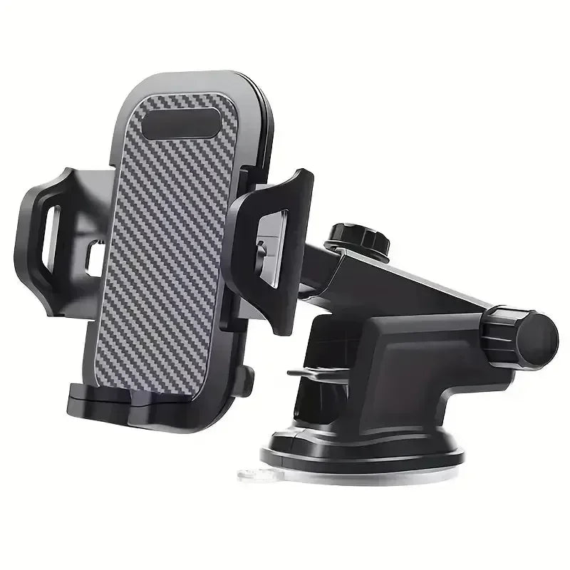 Universal Car Phone Mount – Air Vent Clip or Suction Cup Dashboard & Windshield Holder (360° Adjustable)
