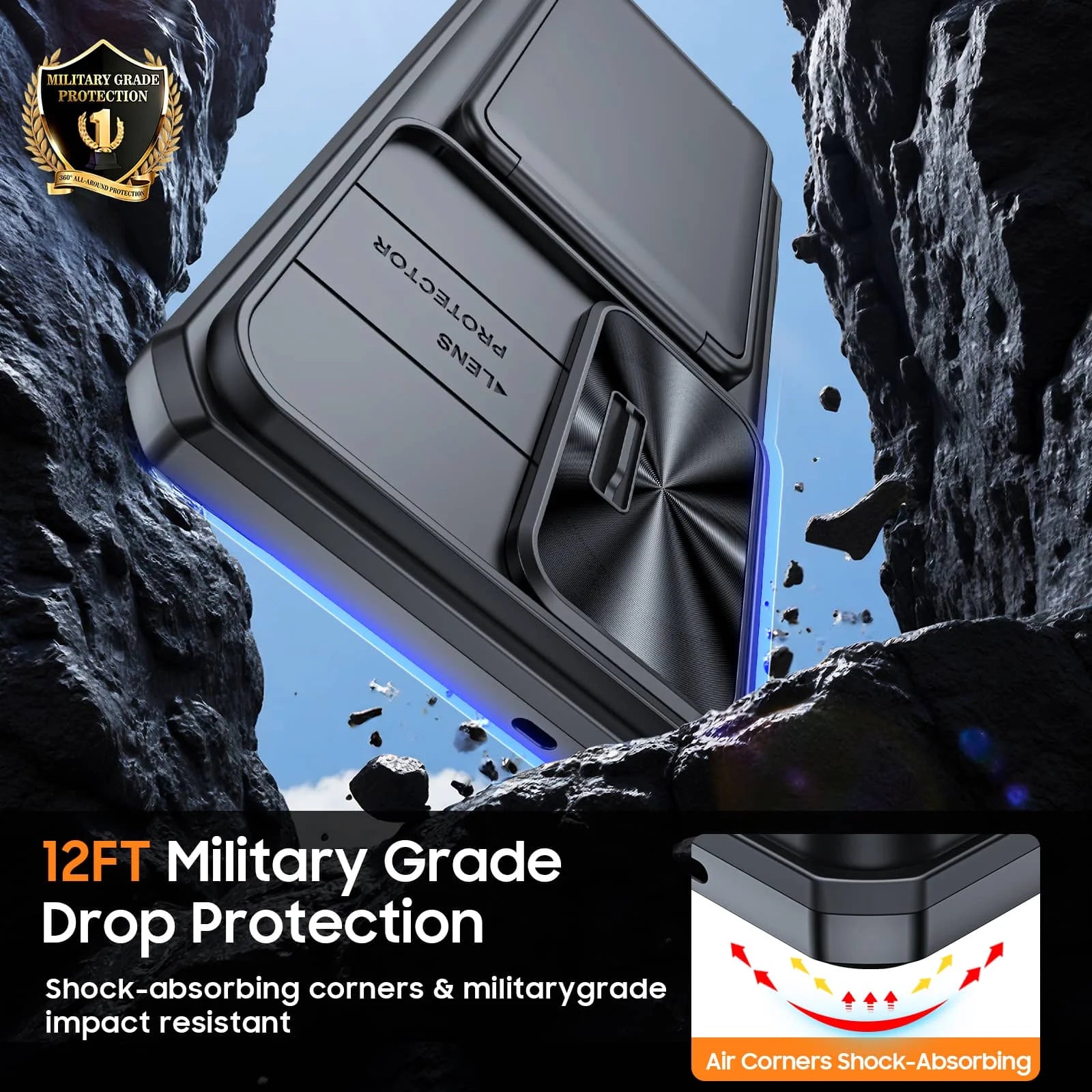 TitanShield SlideVault Case for Samsung Galaxy S26 Ultra