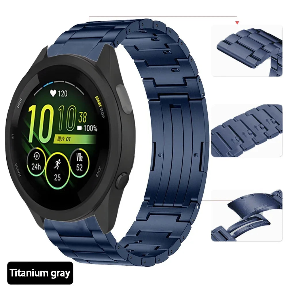 Avontic TitanForge Pro Titanium Quick-Release Band for Garmin Watches – 20mm & 22mm