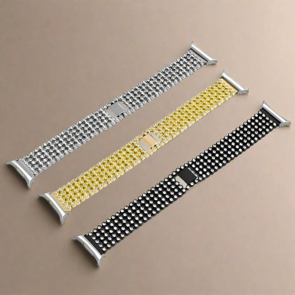 Elegant Diamond Metal Bracelet Band for Samsung Galaxy Watch 7 Ultra 47mm