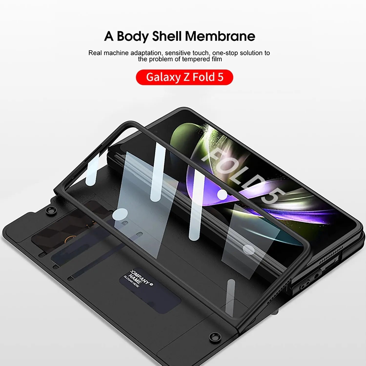 Rugged Custom Leather Case For Samsung Galaxy Z fold 5 Pinnacle Luxuries