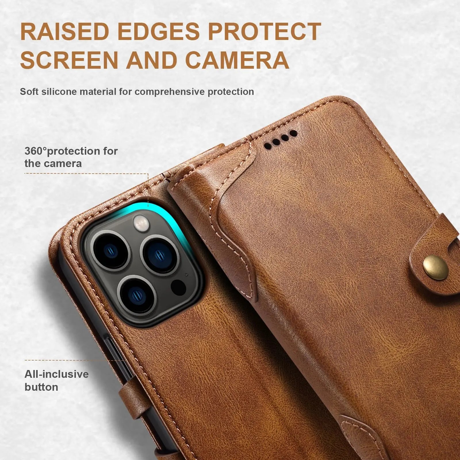 EliteLeather Wallet Case for iPhone 15 — product view 6