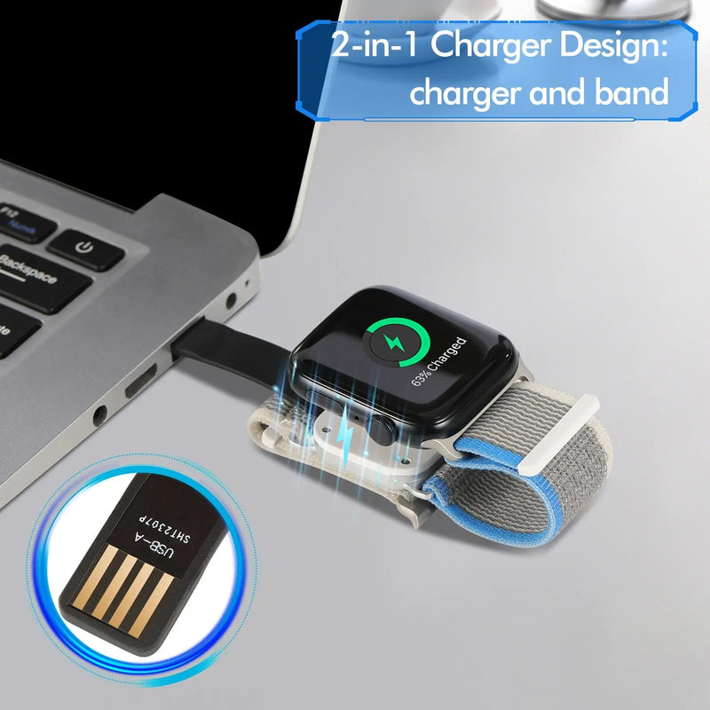 USB Charging Avontic Loop Band For Apple Watch Avontic