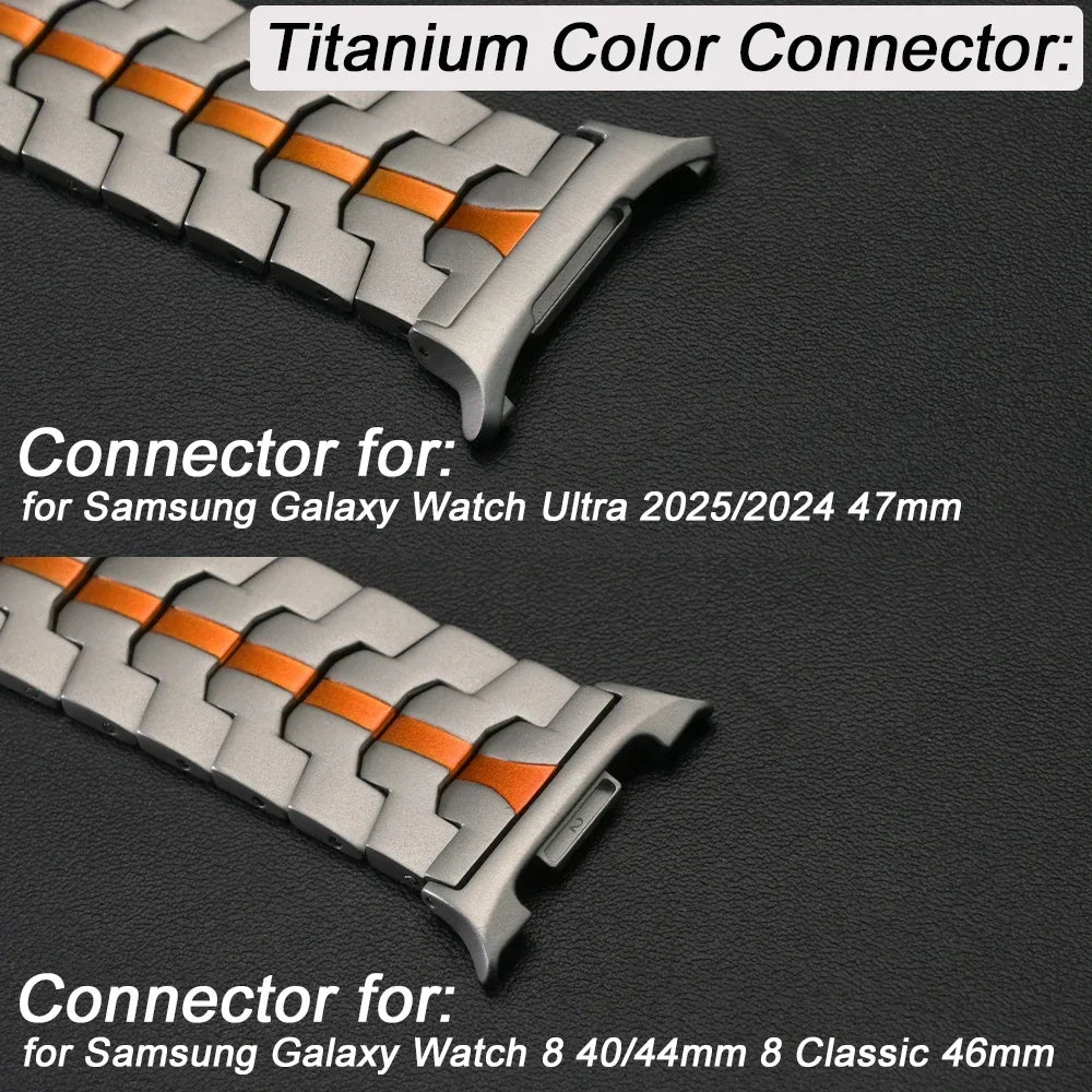 TitaniumGuard Elite Link Band for Samsung Galaxy Watch Ultra (47mm)