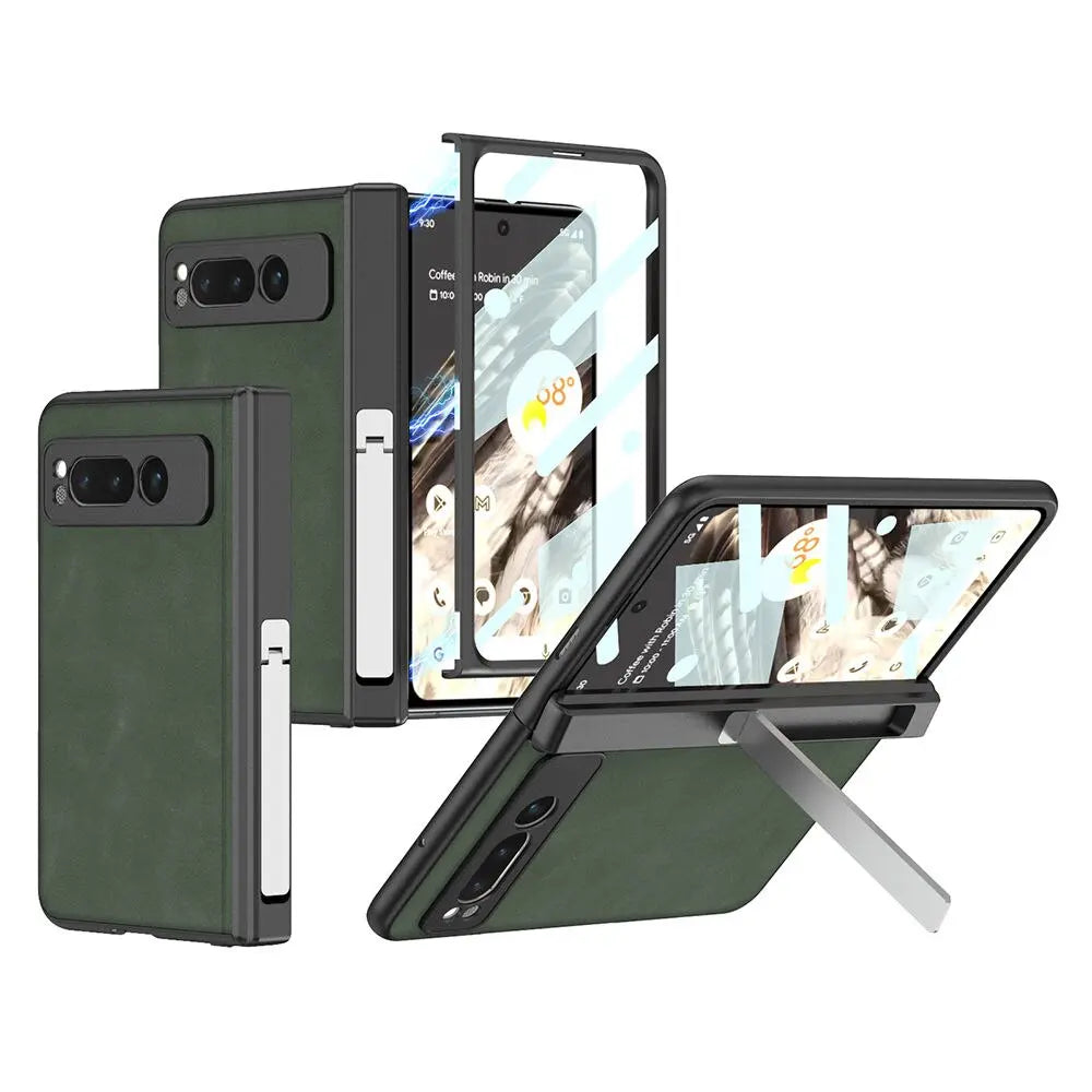 ProGuard Matte Leather Case For Pixel Fold Phone Avontic
