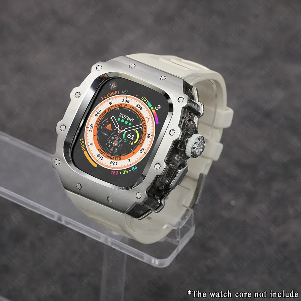 FortiCase™ Sport Edition — Stainless Steel Armor Kit for Apple Watch Ultra 3, 2 & 1 & Series 6–9