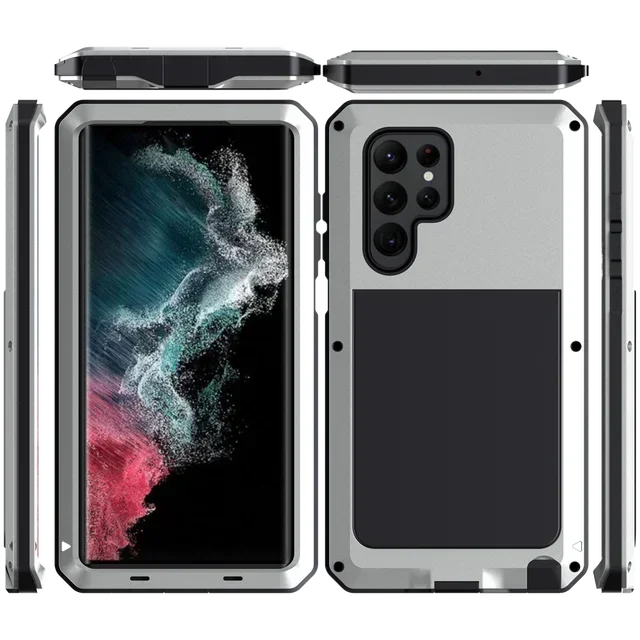 TitanForge AlloyShield Series – Full Metal Armor Case for Samsung Galaxy S Series