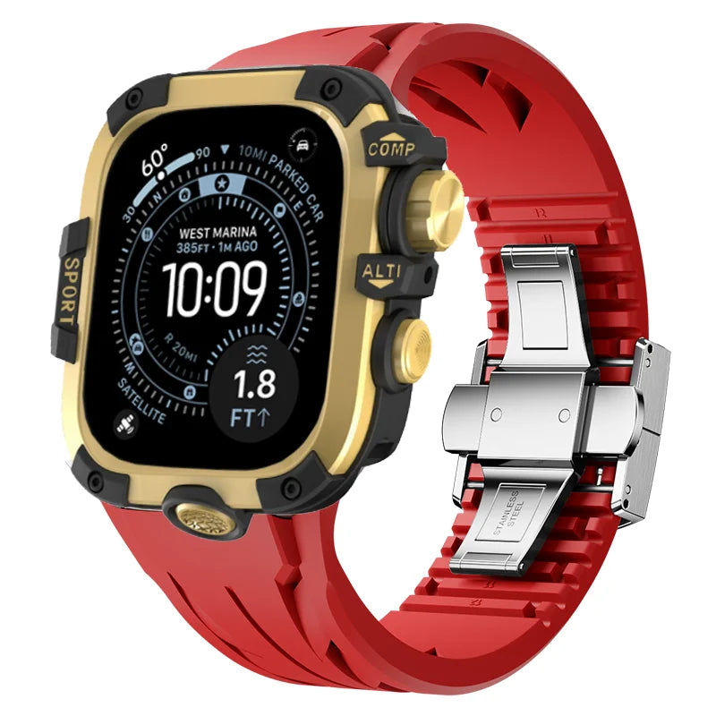 AeroGuard™ SteelSport Pro Case & Band System — Apple Watch Ultra 3/2/1, Series 11/10 (49mm / 46mm / 45mm / 44mm)