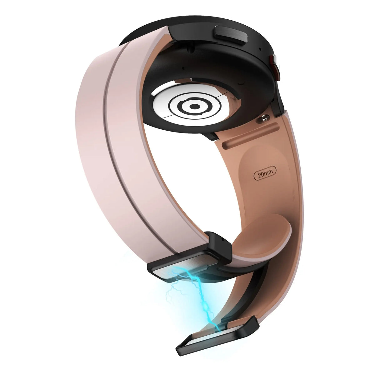 Magnetic D Buckle Strap for Samsung Galaxy 6classic 47mm 43mm 6 5 4 40mm 44mm Sports Silicone Band for Galaxy 5pro 45mm 4classic Avontic