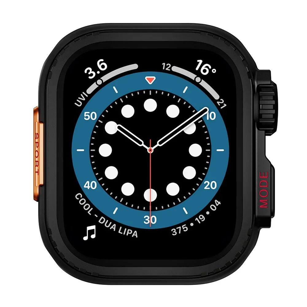 TitaniumGuard Rugged Titanium Bumper Case – 360° Protective Armor for Apple Watch Ultra & Series 11/10/9/8/7, SE