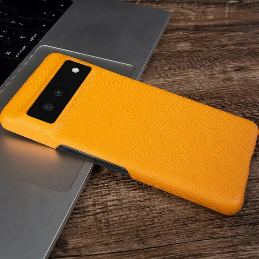 New Genuine Leather Cases For Google Pixel 7 7Pro 7A Handmade Cowhide Funda Business Mobile Phone Cover Capa Back Coque Carcasa Avontic