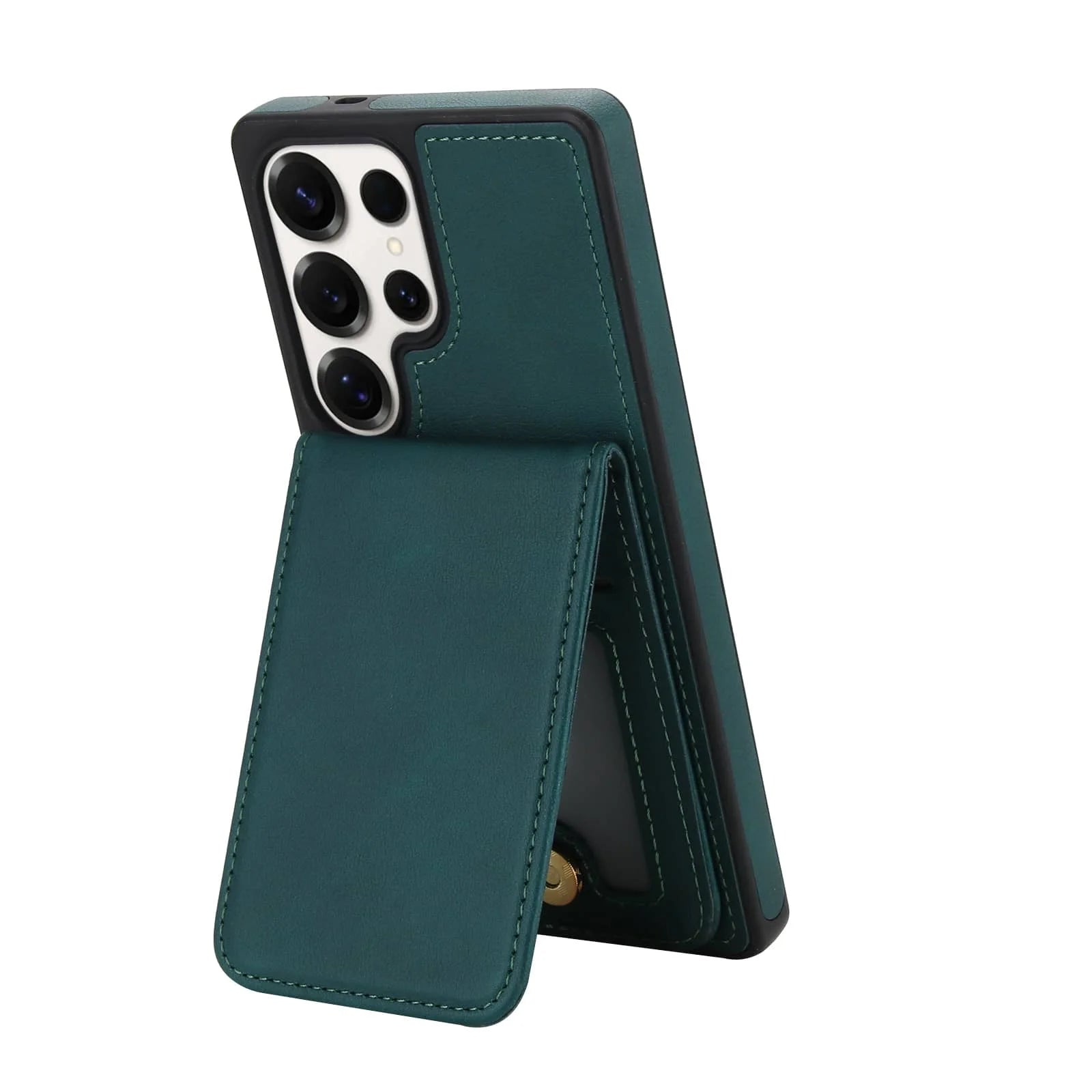 Magnetic Detachable Wallet Case for Samsung Galaxy S25 Ultra RFID Kickstand