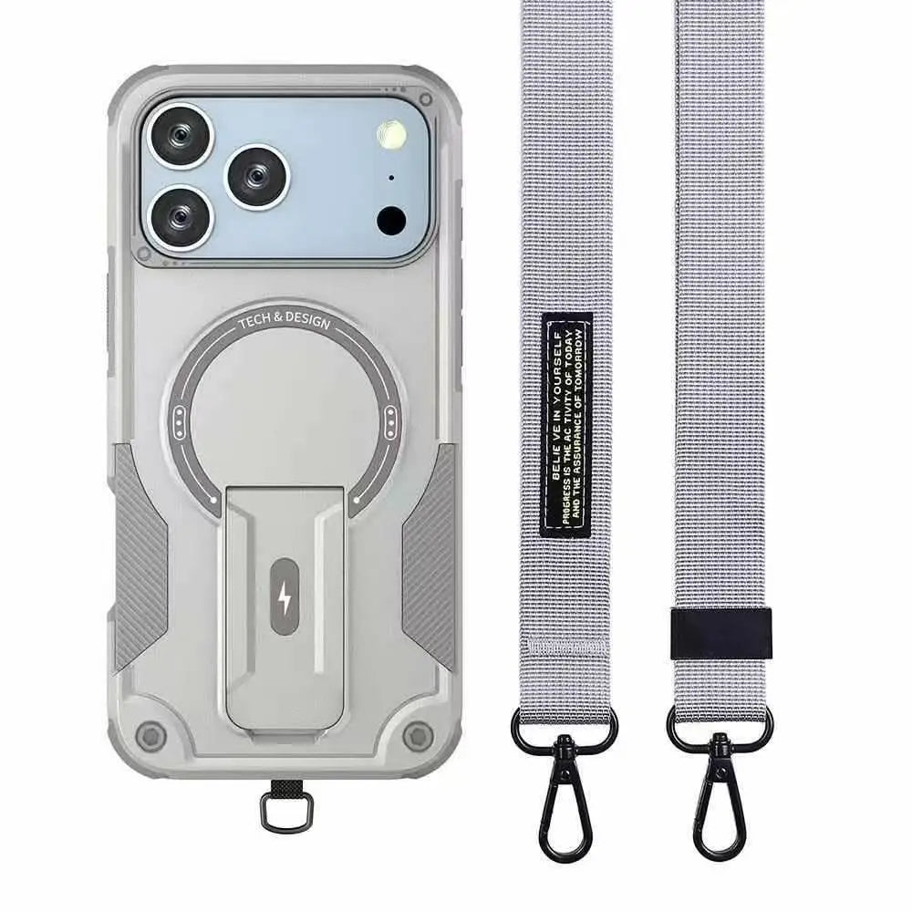 TitanGuard UrbanShield™ Kickstand MagSafe Compatible Case for iPhone