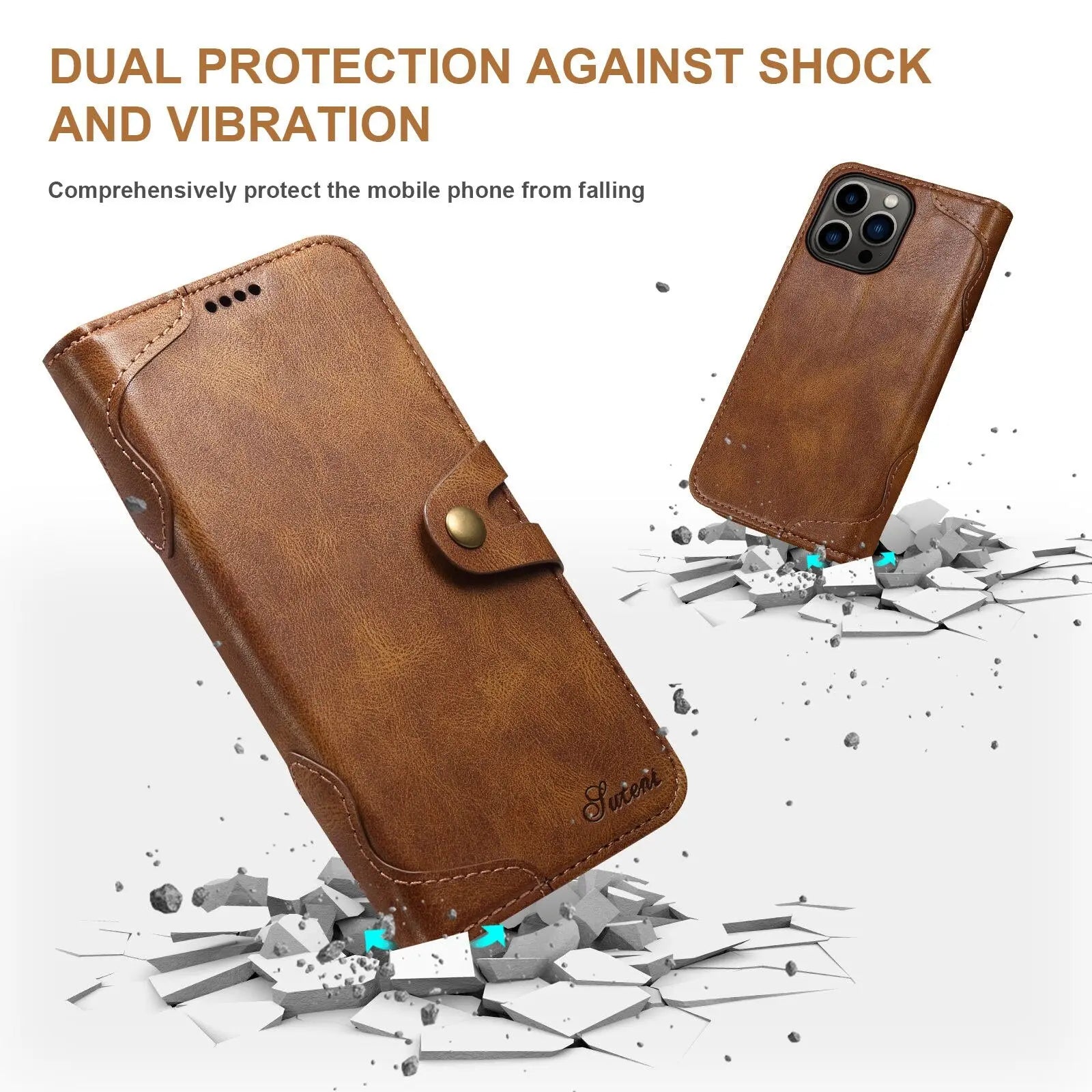 EliteLeather Wallet Case for iPhone 15 — product view 5
