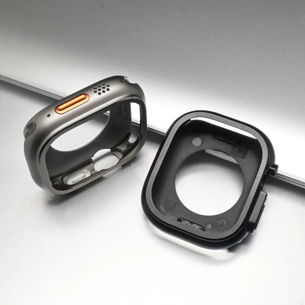 TitanFusion ArmorLink Pro Titanium Band & Case Set for Apple Watch