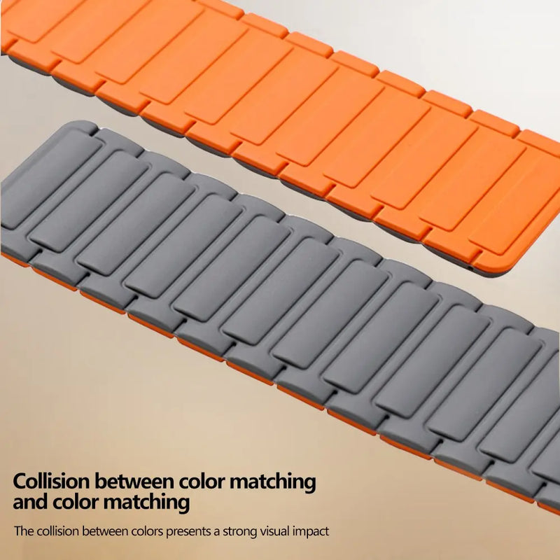 Magnetic Strap for Apple Watch Ultra Band 49mm 45mm 44mm 42mm 38mm 40mm 41mm Silicone Bracelet for IWatch Series 8 7 6 5 4 Se 3 Avontic
