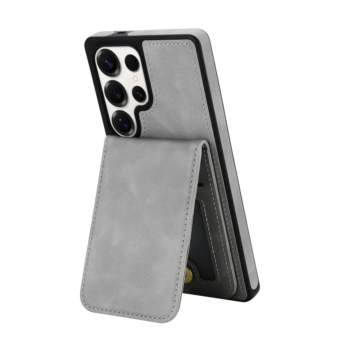 Magnetic Detachable Wallet Case for Samsung Galaxy S25 Ultra RFID Kickstand
