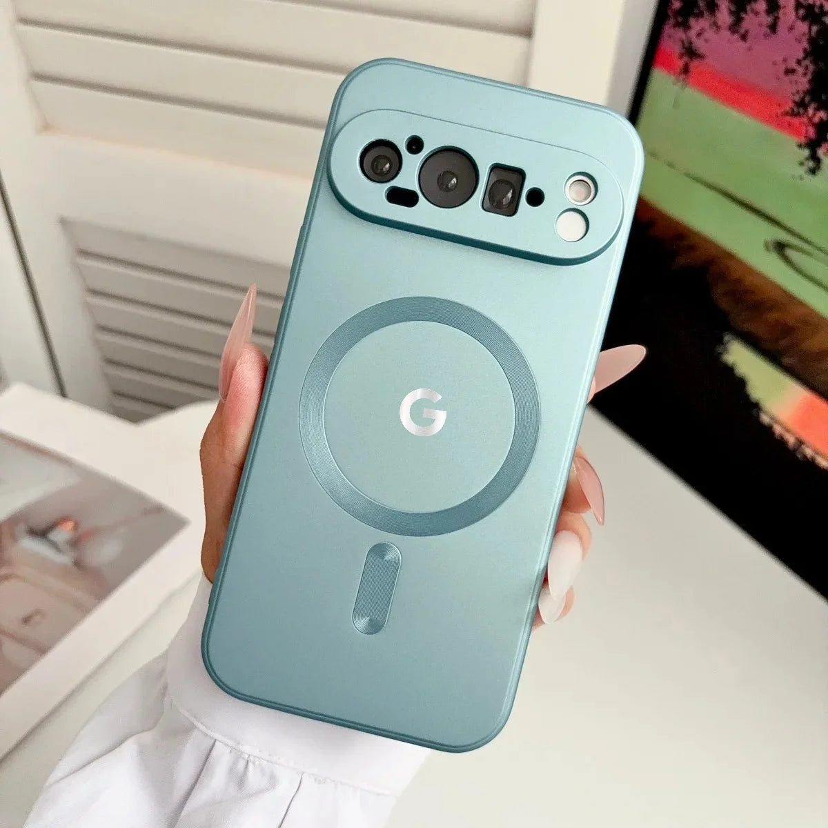 Avontic MetallicAura Google Pixel case in Blue – variant image