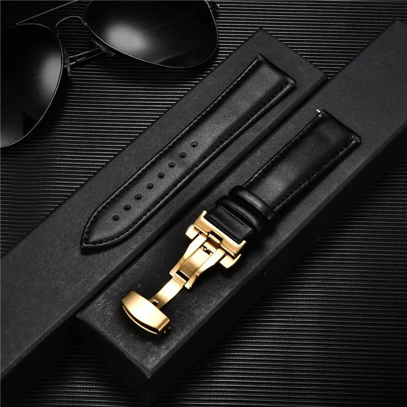 LuxeLeather Genuine Calfskin Watchband - Avontic