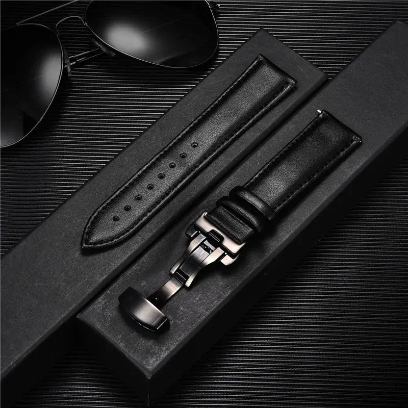 LuxeLeather Genuine Calfskin Watchband - Avontic