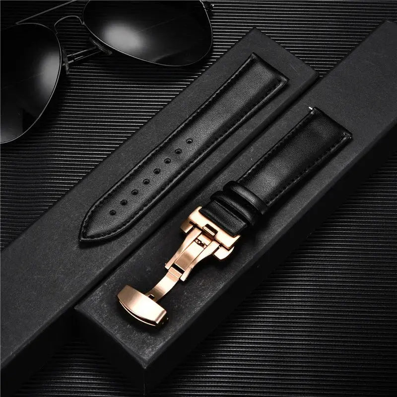 LuxeLeather Genuine Calfskin Watchband - Avontic