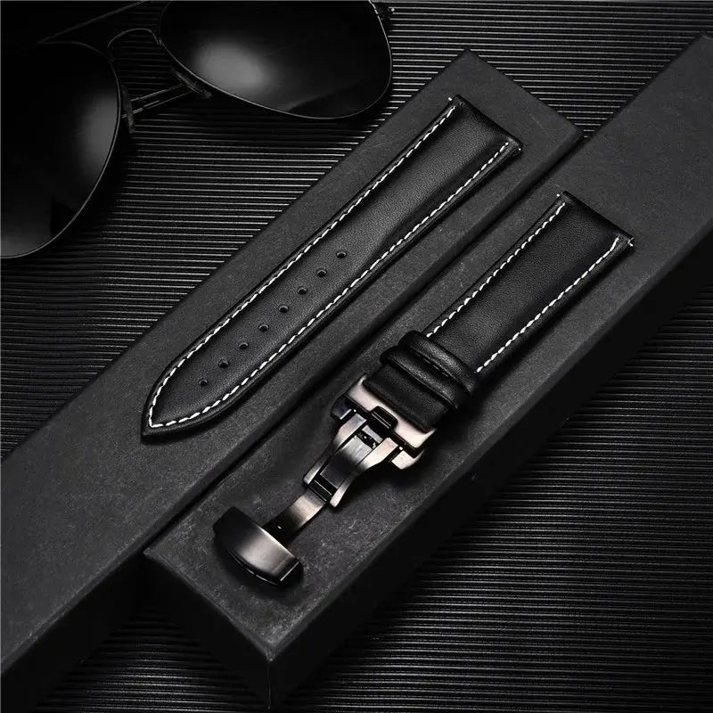 LuxeLeather Genuine Calfskin Watchband - Avontic