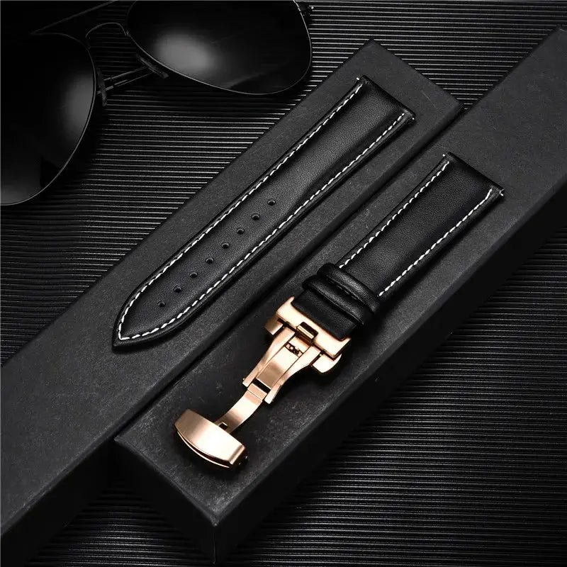 LuxeLeather Genuine Calfskin Watchband - Avontic