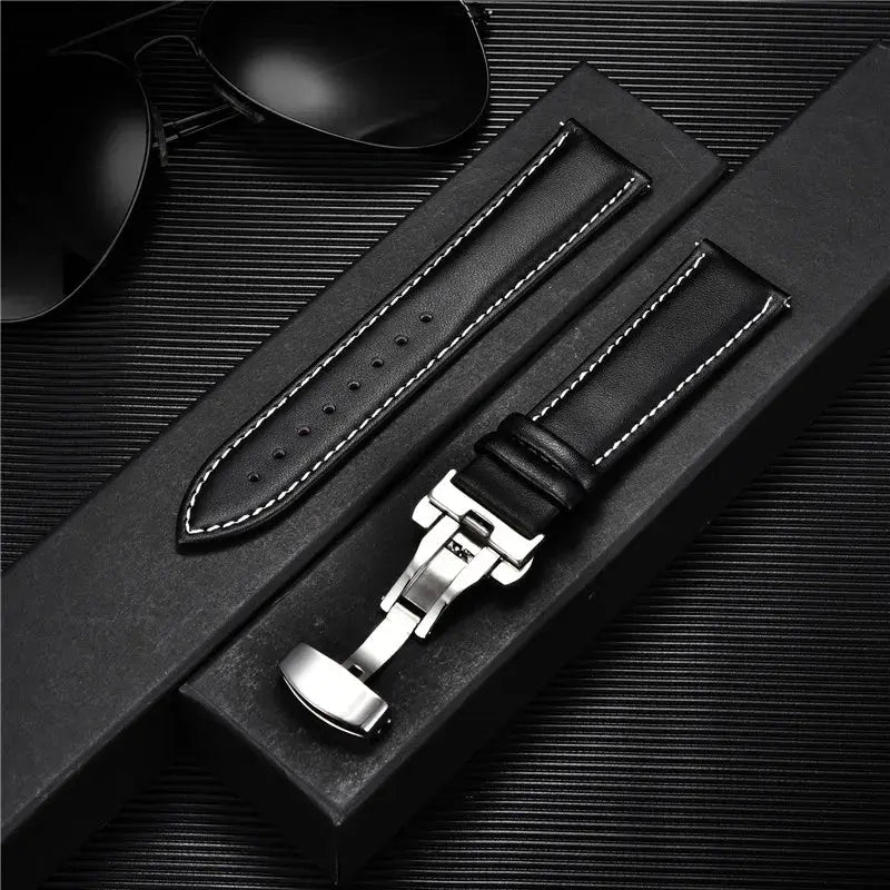 LuxeLeather Genuine Calfskin Watchband - Avontic